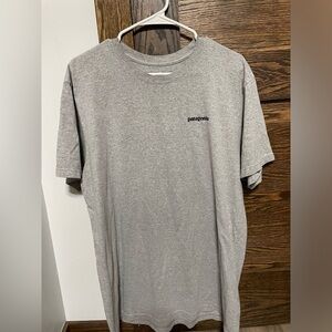 Patagonia Gray Short Sleeve Tee Classic Crew Neck